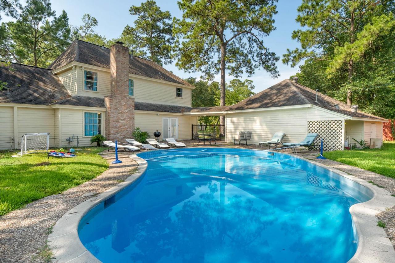 Pool Oasis Games Wifi Bbq Yard Sleep 16 Villa Houston Exteriör bild